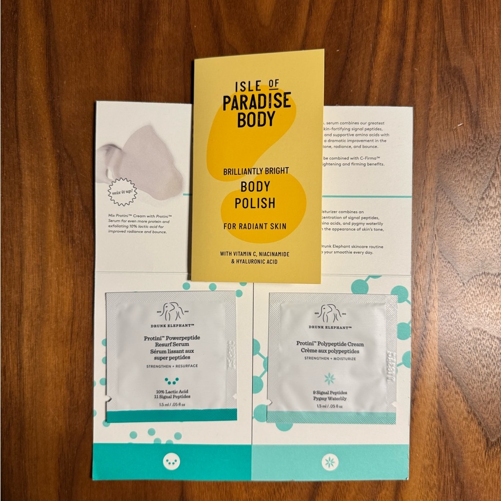 Skin care sample pack - Picture 5 of 5